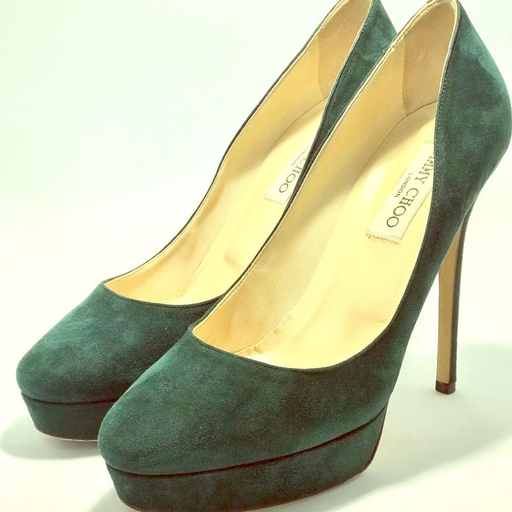 Jimmy Choo 💯Original Platform Suede Pump